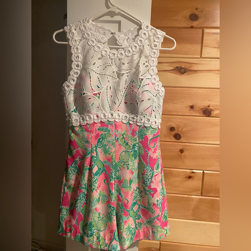 Lily Pulitzer Sadie Romper size 4 - Picture 3 of 5